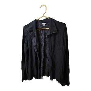 J. Jill Midnight Lace Cardigan